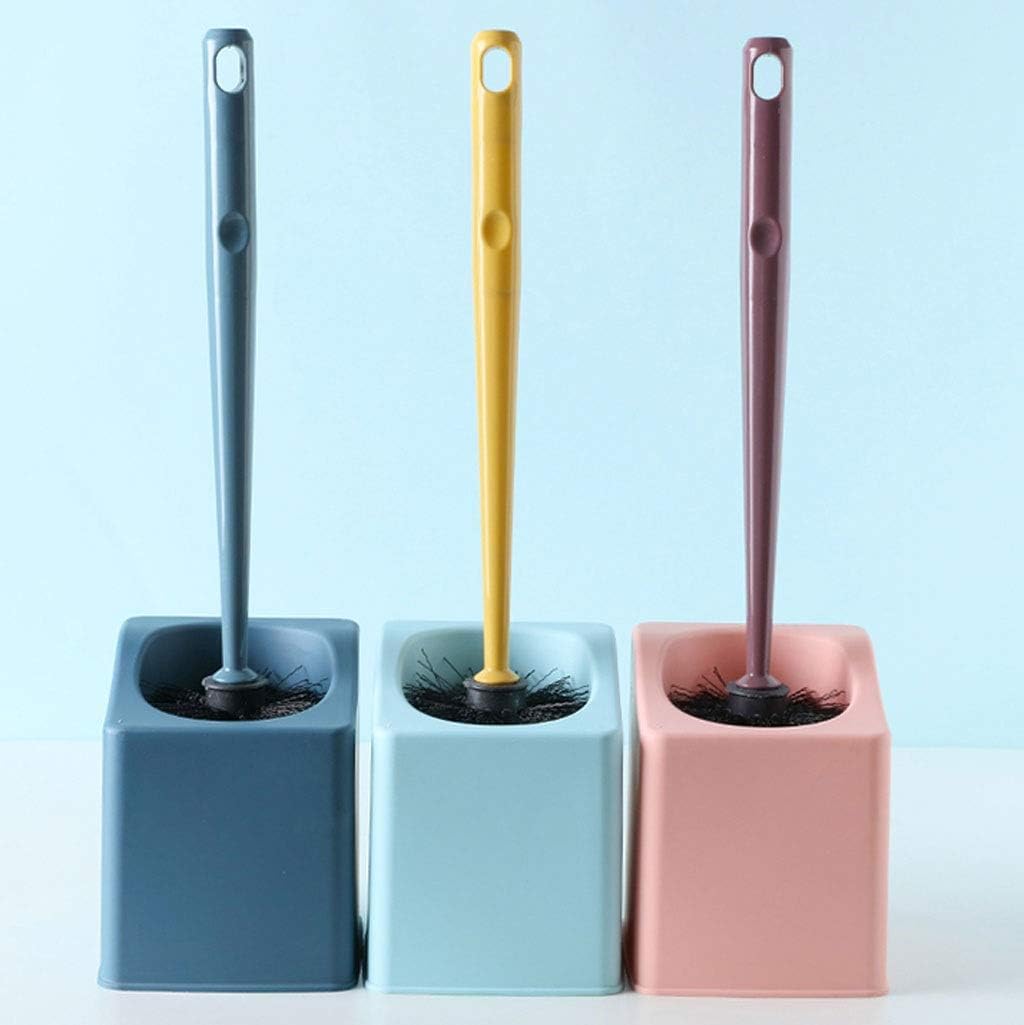 HASMI Wall-Mounted Toilet Brush with Long Handle 1