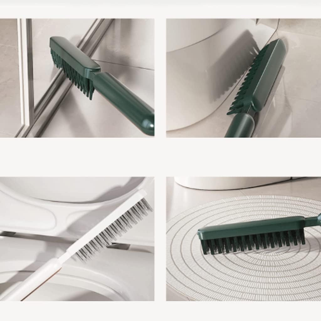 BKEKM Toilet Brush with Holder and Small Cleaning Brush Set