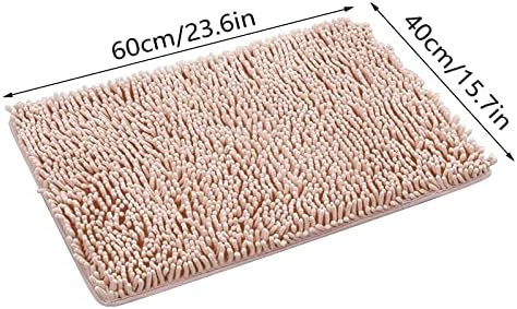 Scceatti Non Slip Bath Mat - Soft Furry Absorbent Kitchen Rug
