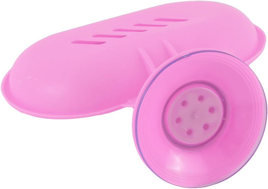 Pink Plastic Bathroom Suction Cup Holder