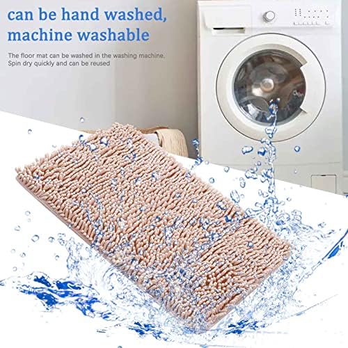 Scceatti Non Slip Bath Mat - Soft Furry Absorbent Kitchen Rug