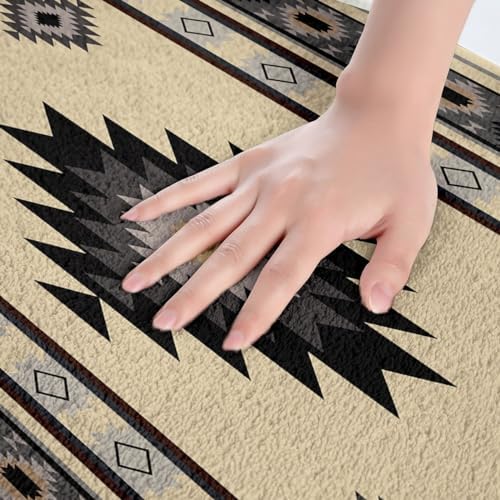 Feelyou Southwestern Native Aztec Bath Rug 16x24 Inch