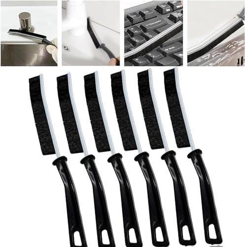 GEBSKI 3PCS Crevice Gap Cleaning Brushes for Bathroom Kitchen Windows Tracks