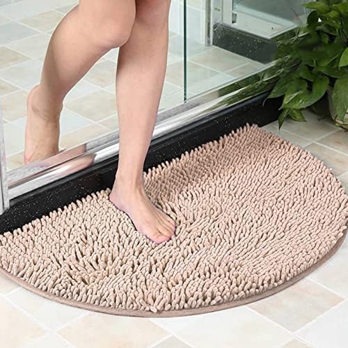 Scceatti Non-Slip Bath Mat 32x20 Soft Furry Absorbent Kitchen Rug