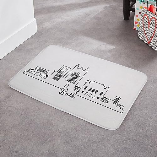 Non Slip 16x24 Inch Door Mat for Bathroom and Kitchen