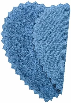Royal Blaze Heart Shaped Reversible Bath Rug 28x28