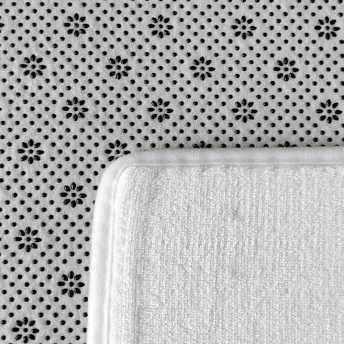 Cute Elephant Bath Mat with Bubbles Pattern