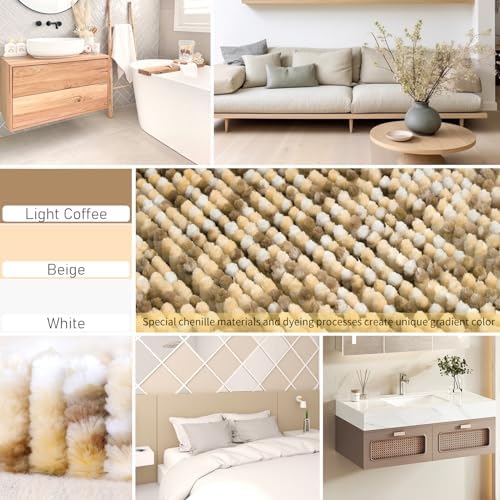 Yimobra Bath Mats Non Slip 28x175 Ultra Soft Chenille Rugs