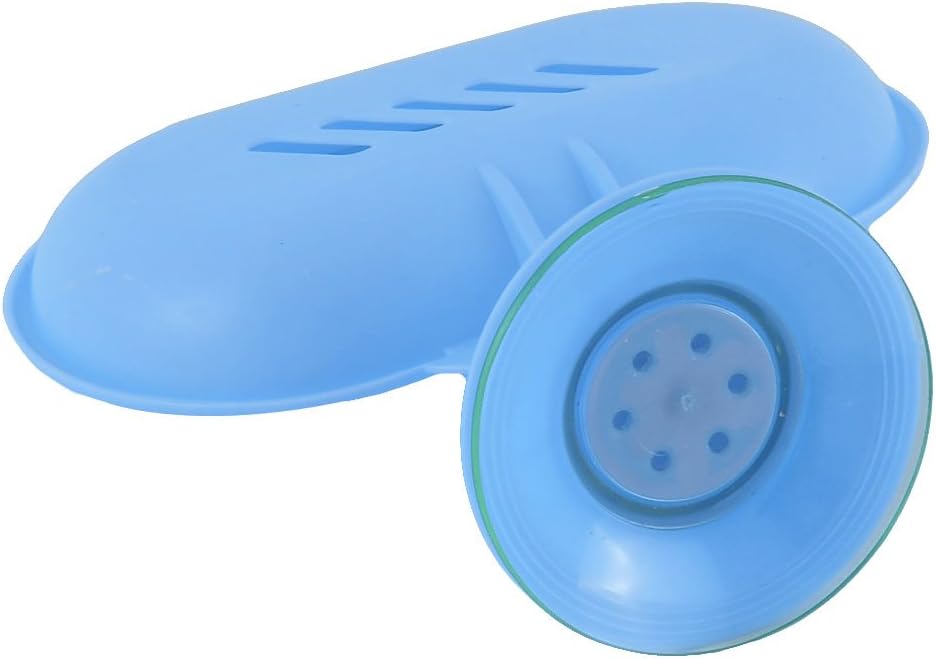 Plastic Bathroom Suction Cup Holder - Blue