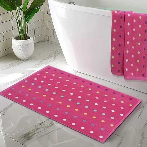 Original Kids Reversible Bath Mat - Pink Multi 21x34