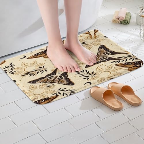 Feelyou Butterfly Bath Rug 16x24 Inch