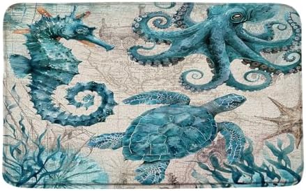 Sea Turtle Bath Mat 16x24 Inch Non-Slip 1