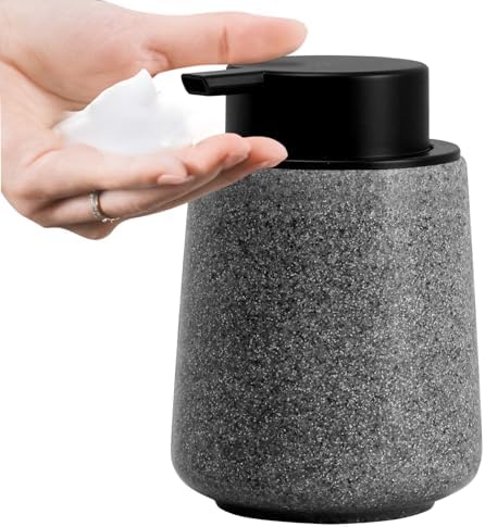 Haocoott Foaming Soap Dispenser with Granite Look