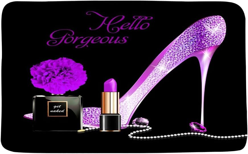 Hello Gorgeous High Heels Bath Mat 157x236 Inch