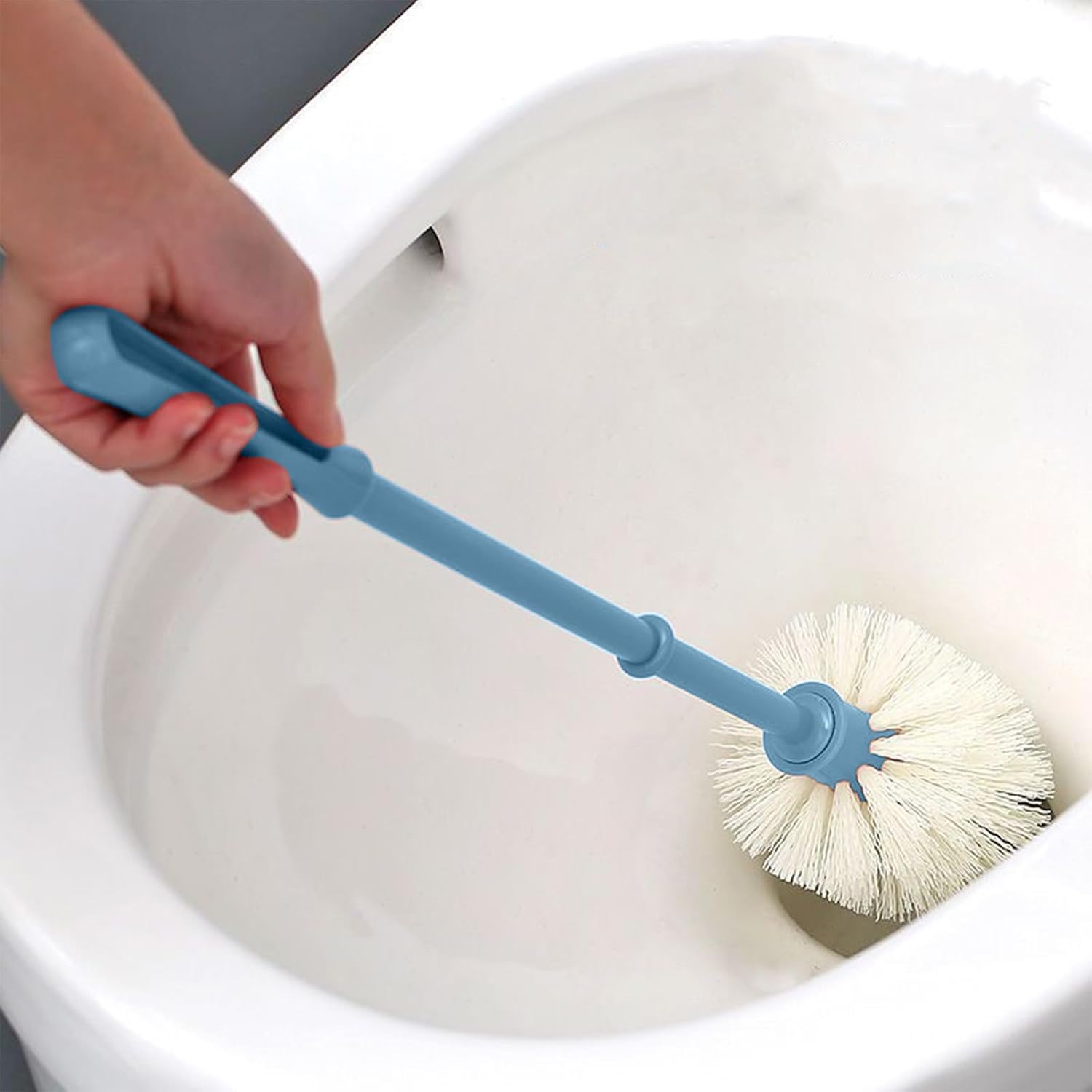 Toilet Bowl Brush Holder with Toilet Brush and Base
