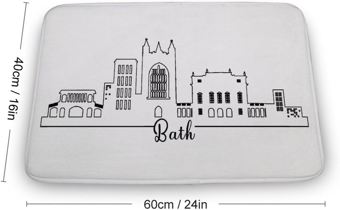 Non Slip 16x24 Inch Door Mat for Bathroom and Kitchen