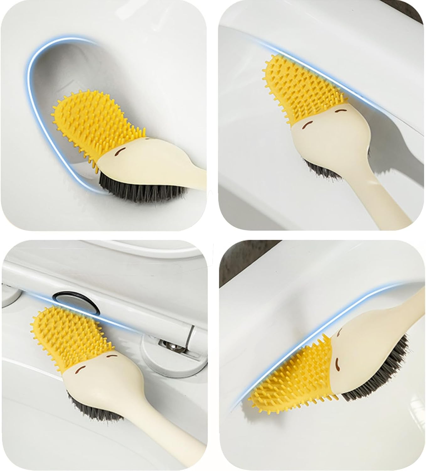NEREIDS NET Cute Duck Toilet Brush Set