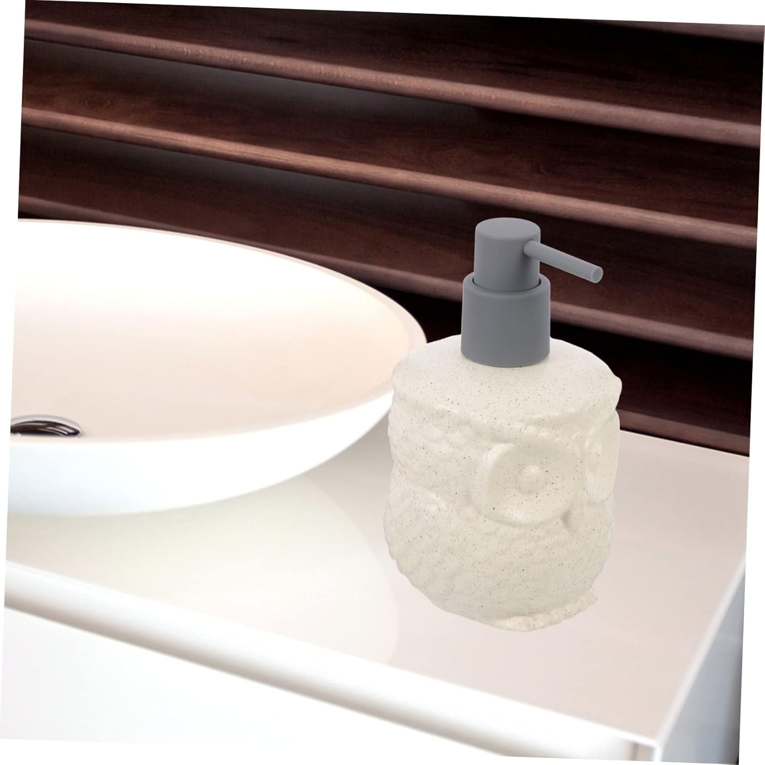 Owl Shape Ceramic Lotion Dispenser Pump Set