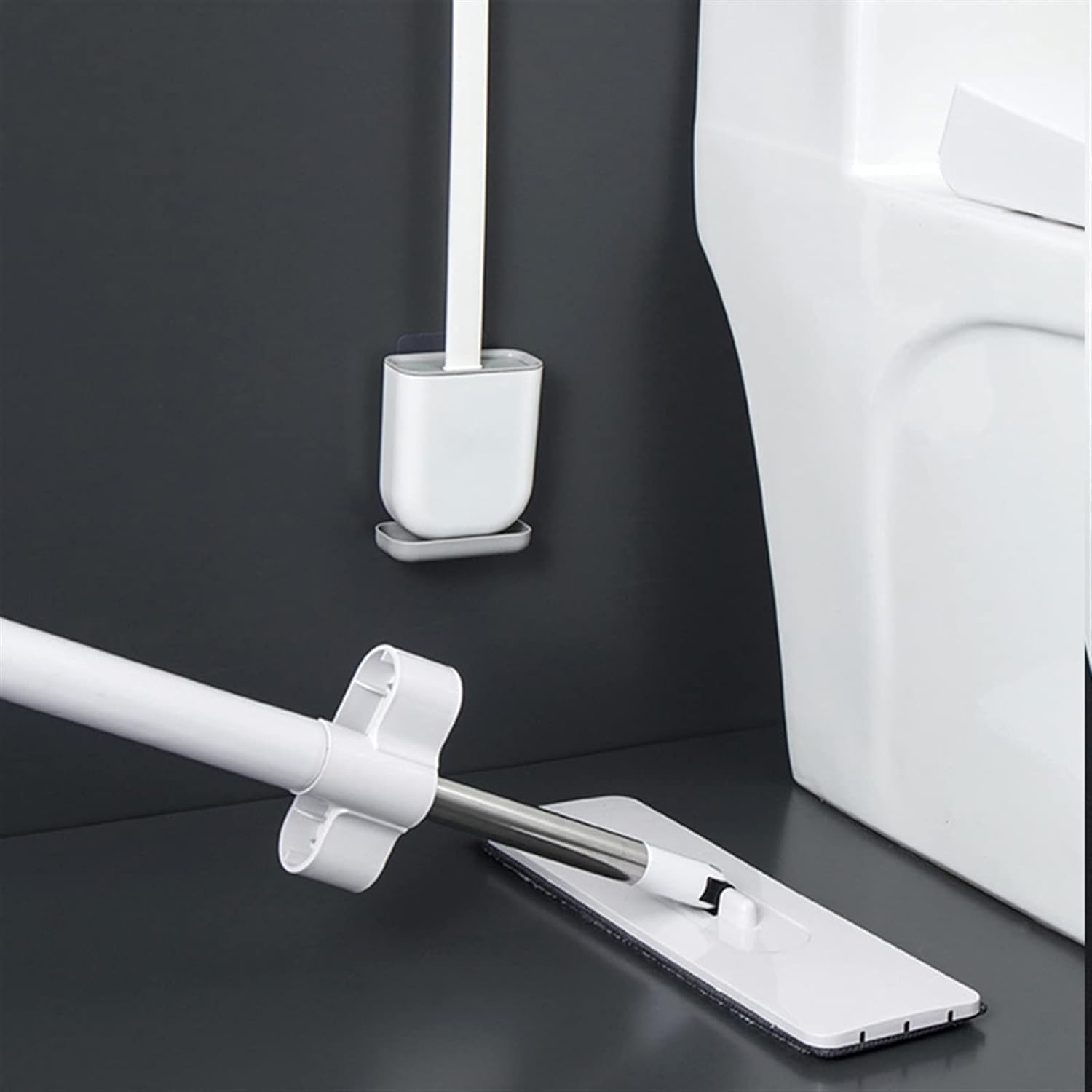 NPQPNAFC Toilet Brush with Storage Base