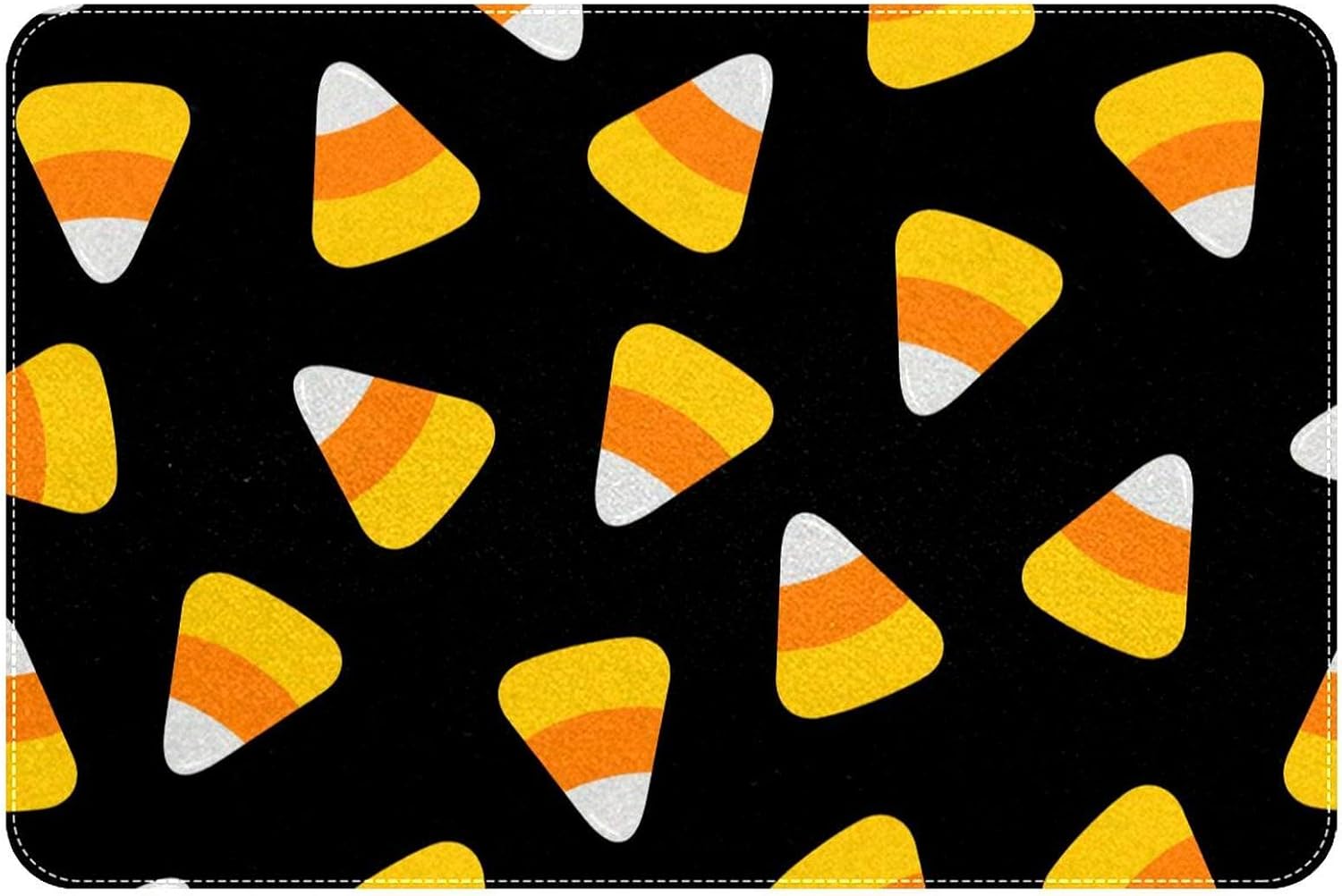 KXO Halloween Candy Corn Bath Rug 16x24 Inch