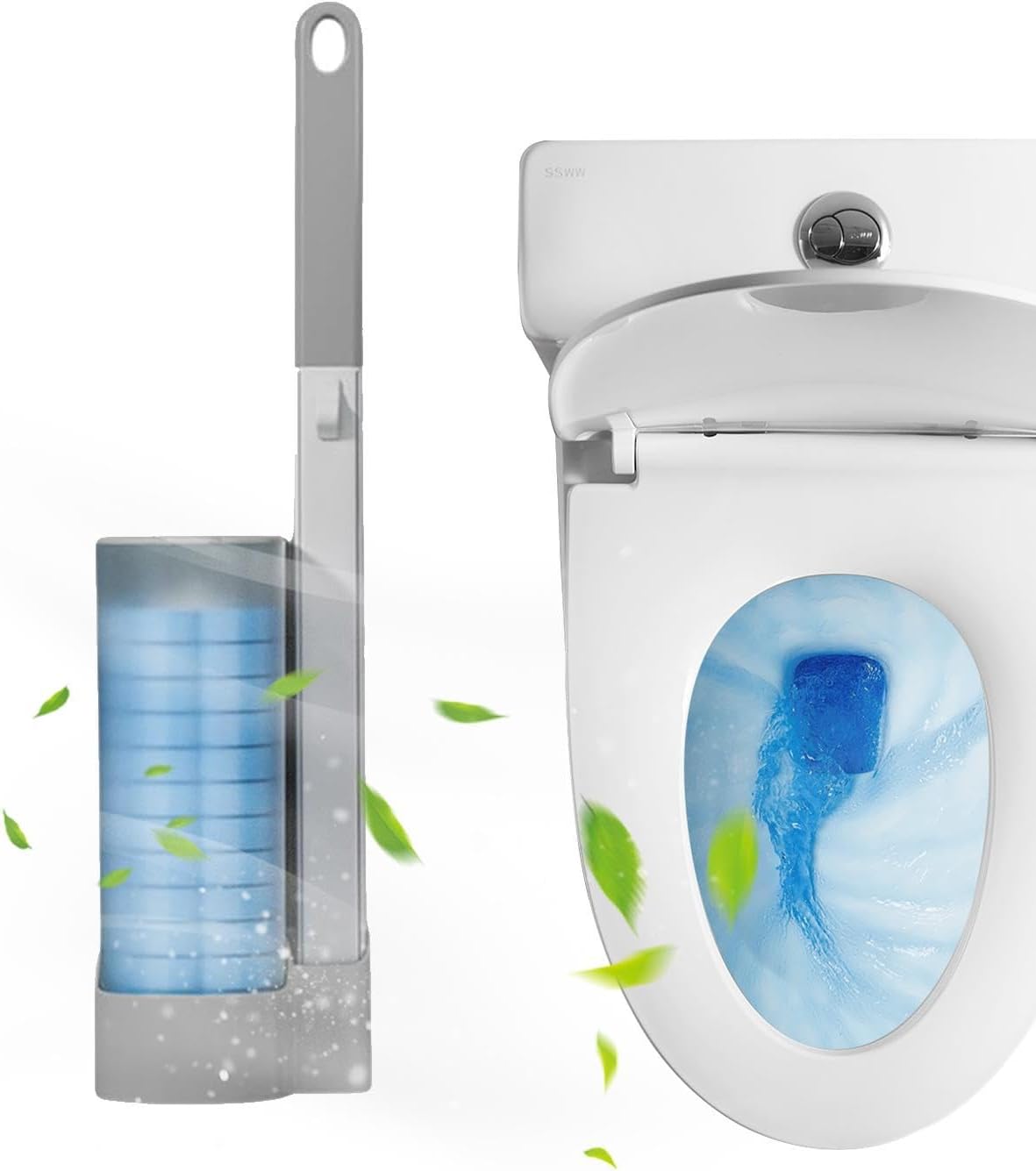 Shakven Toilet Wand Kit with Refill Heads