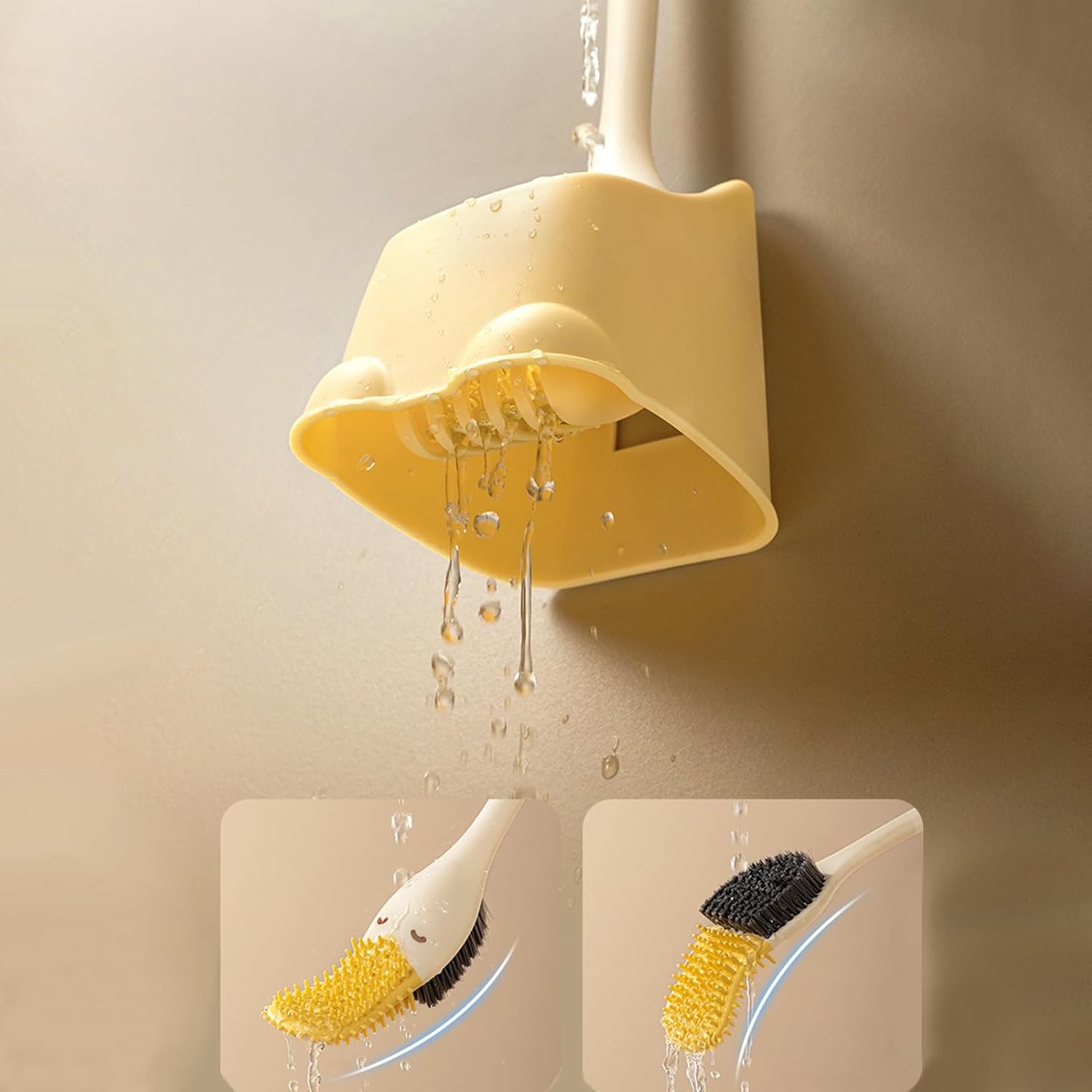 NEREIDS NET Cute Duck Toilet Brush Set