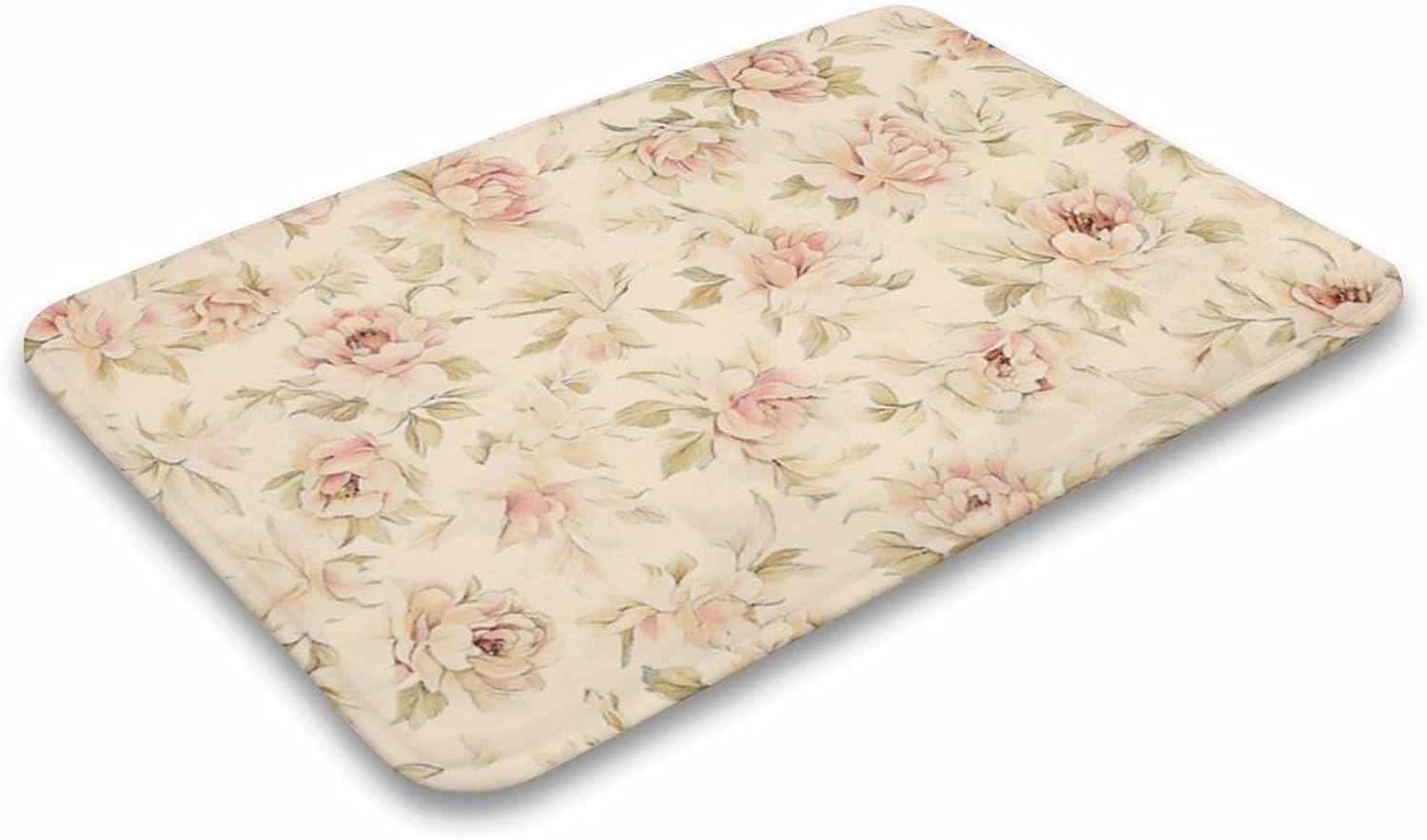 Absorbent Soft Flower Bath Mat 16x24