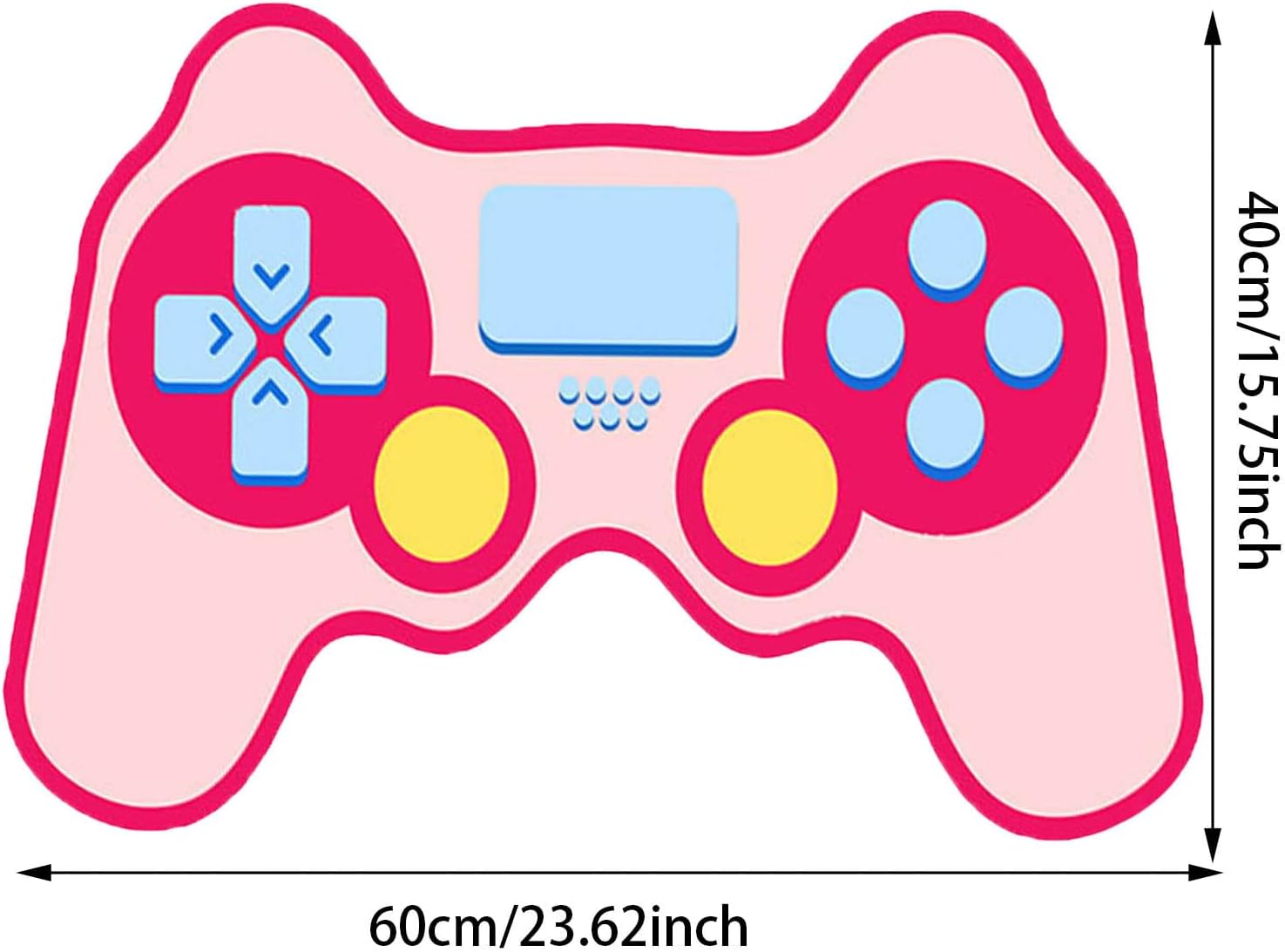 Cute Cartoon Gaming Rug with Non-Slip Design