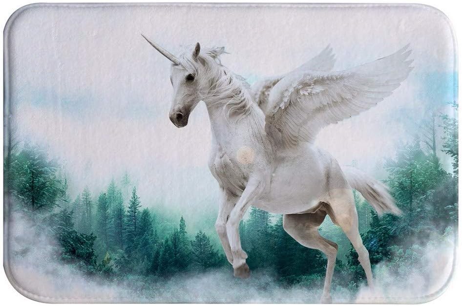 AMonamour Unicorn Forest Bath Mat 40x60cm