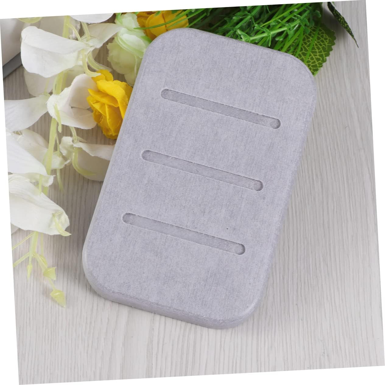 HOLIDYOYO Soap Pad Set Non-Slip Quick Dry Suction Bath Dish