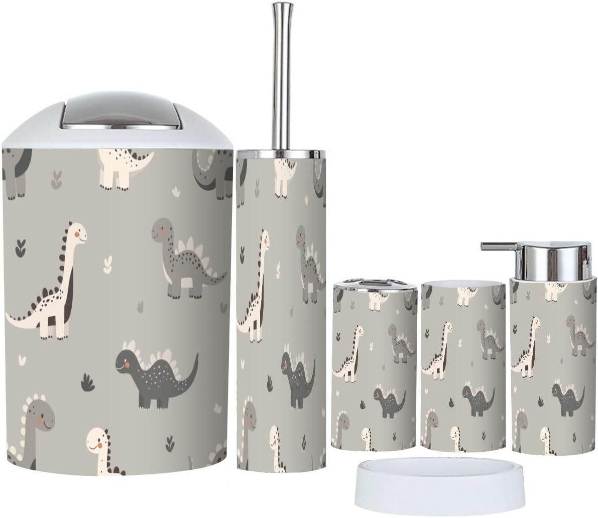 Boho Bathroom Accessory Set 6 Piece for Kids