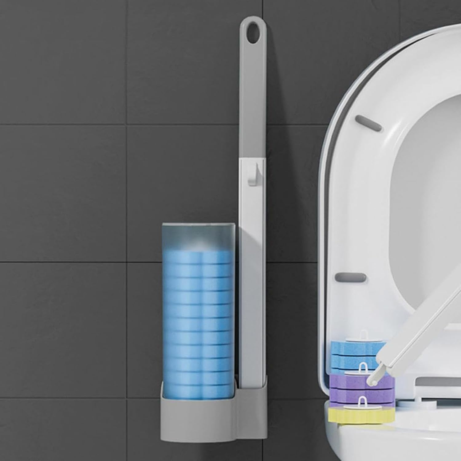 Shakven Toilet Wand Kit with Refill Heads
