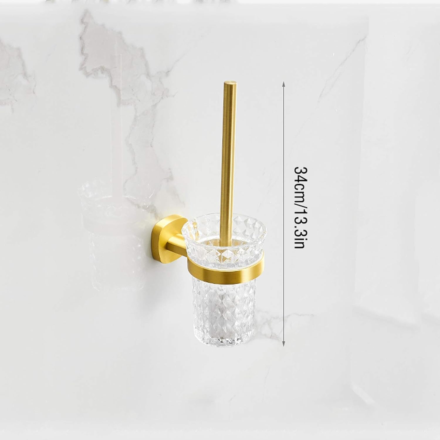 UNNS Toilet Brush with Holder for Easy Cleaning