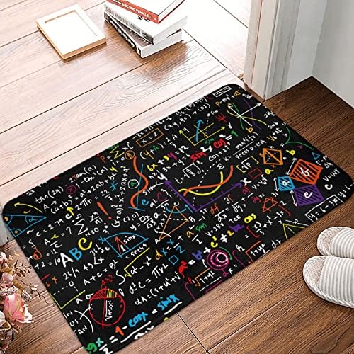 PLUANCEKN Non-Slip Bath Mat 16 x 24 Black