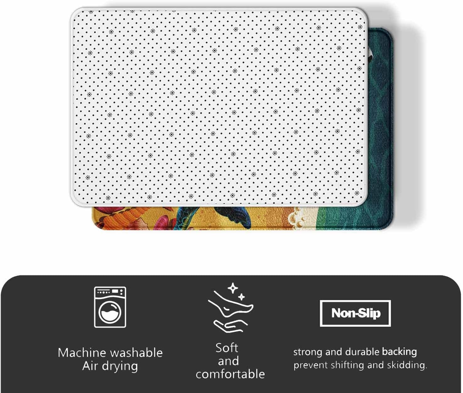 Feelyou Music Pattern Bath Rug for Kids