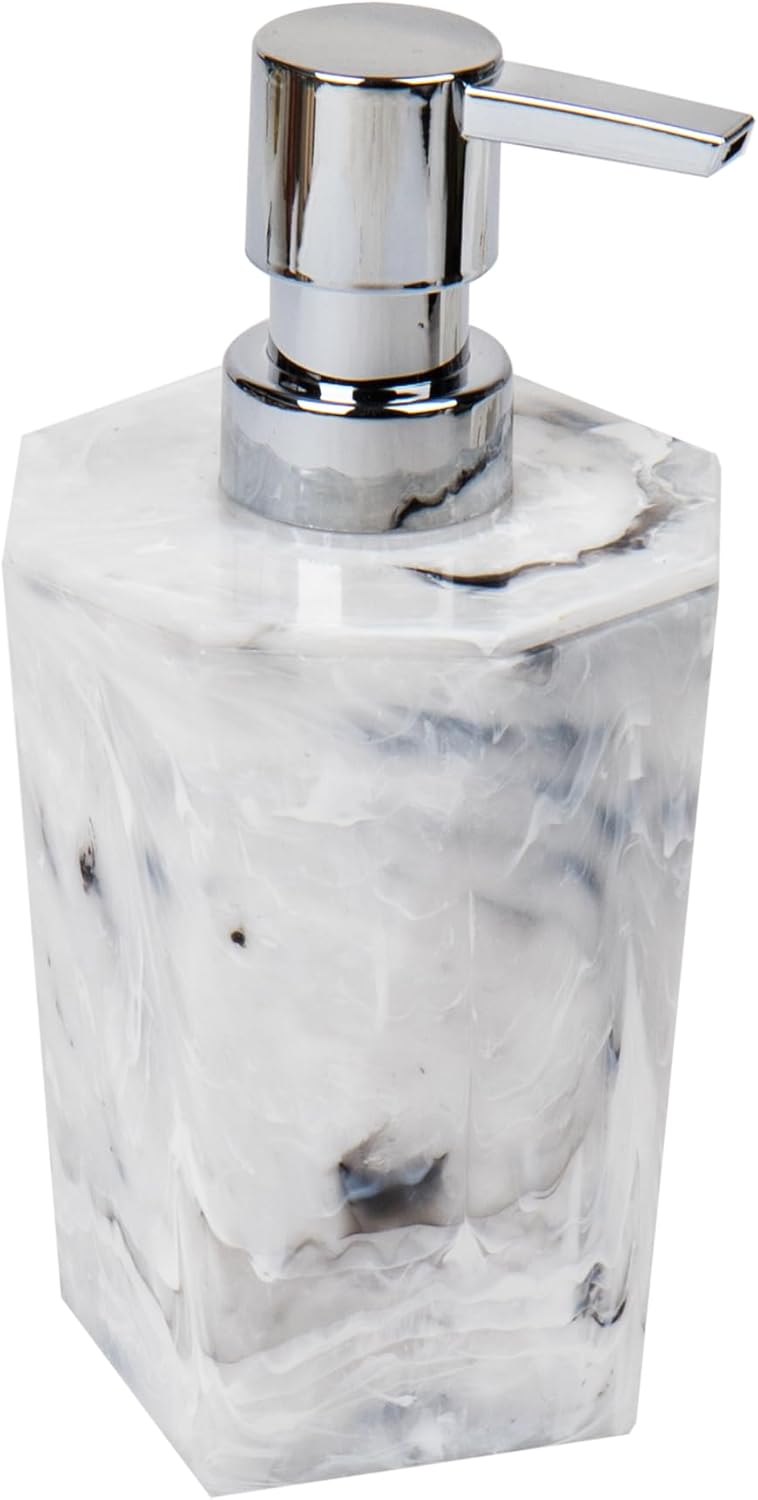 White Marble Soap Dish with Drainage Ridges