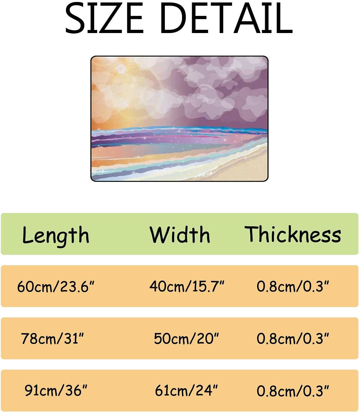 Hapuxt Velvet Bath Rug Non-Slip 236x157 Inch