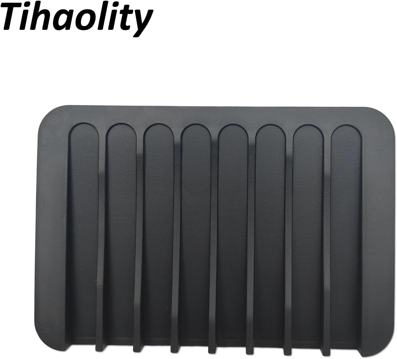 Tihaolity Self Draining Bathroom Soap Dish Black 1