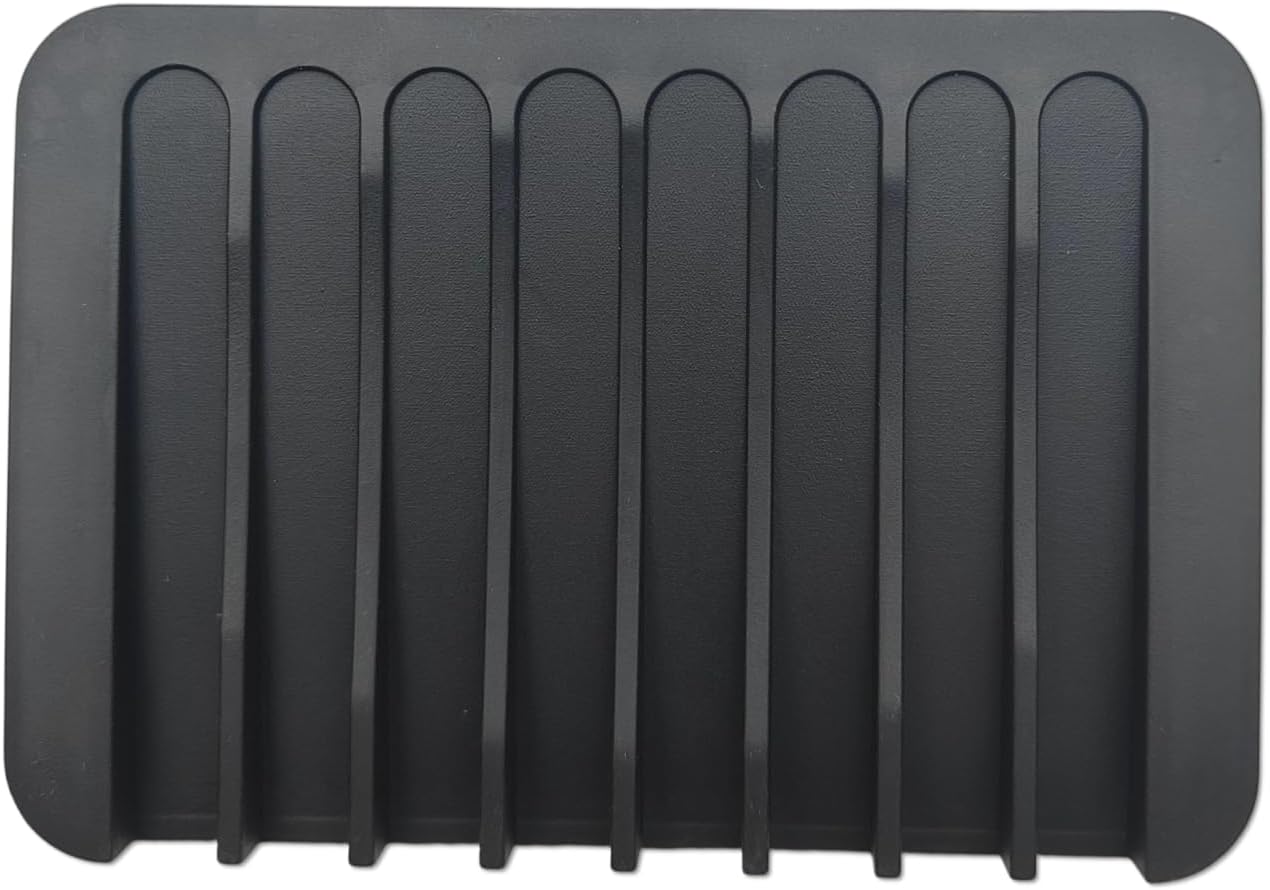 Tihaolity Self Draining Bathroom Soap Dish Black 1