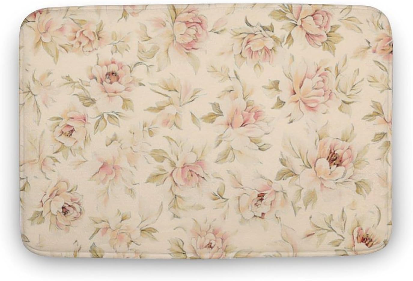 Absorbent Soft Flower Bath Mat 16x24