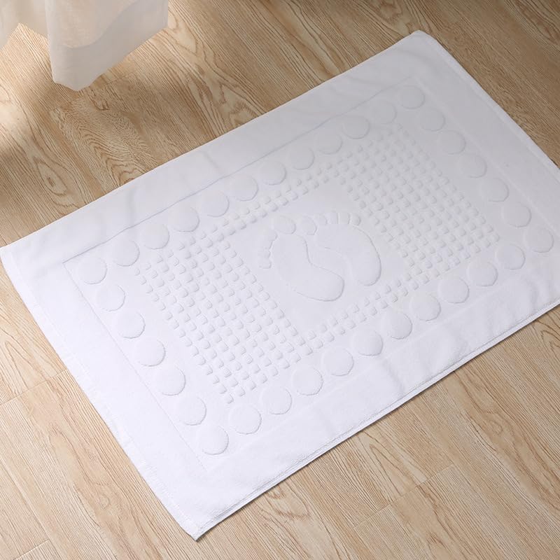 Namzi Cotton Banded Bath Mat 80x50cm 1