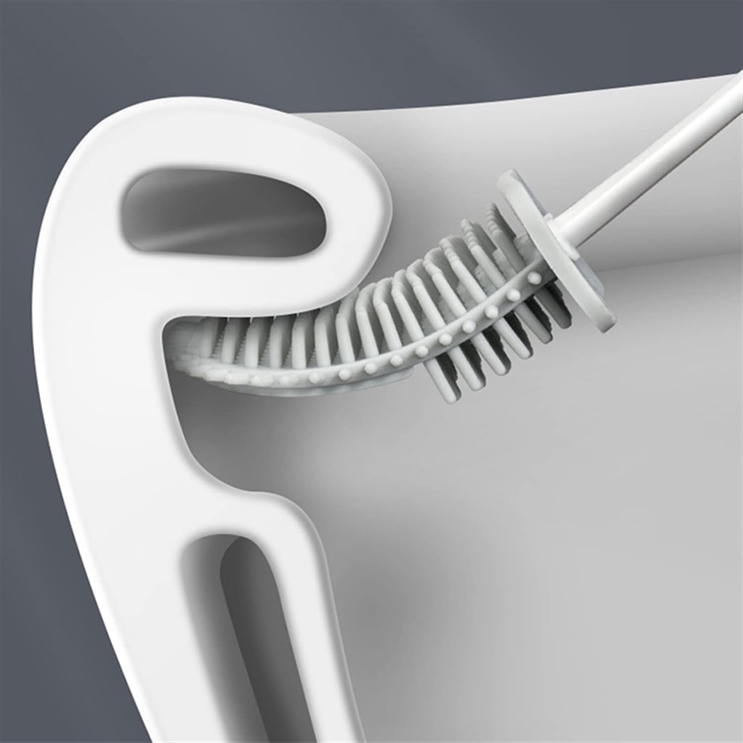 NPQPNAFC Toilet Brush with Storage Base