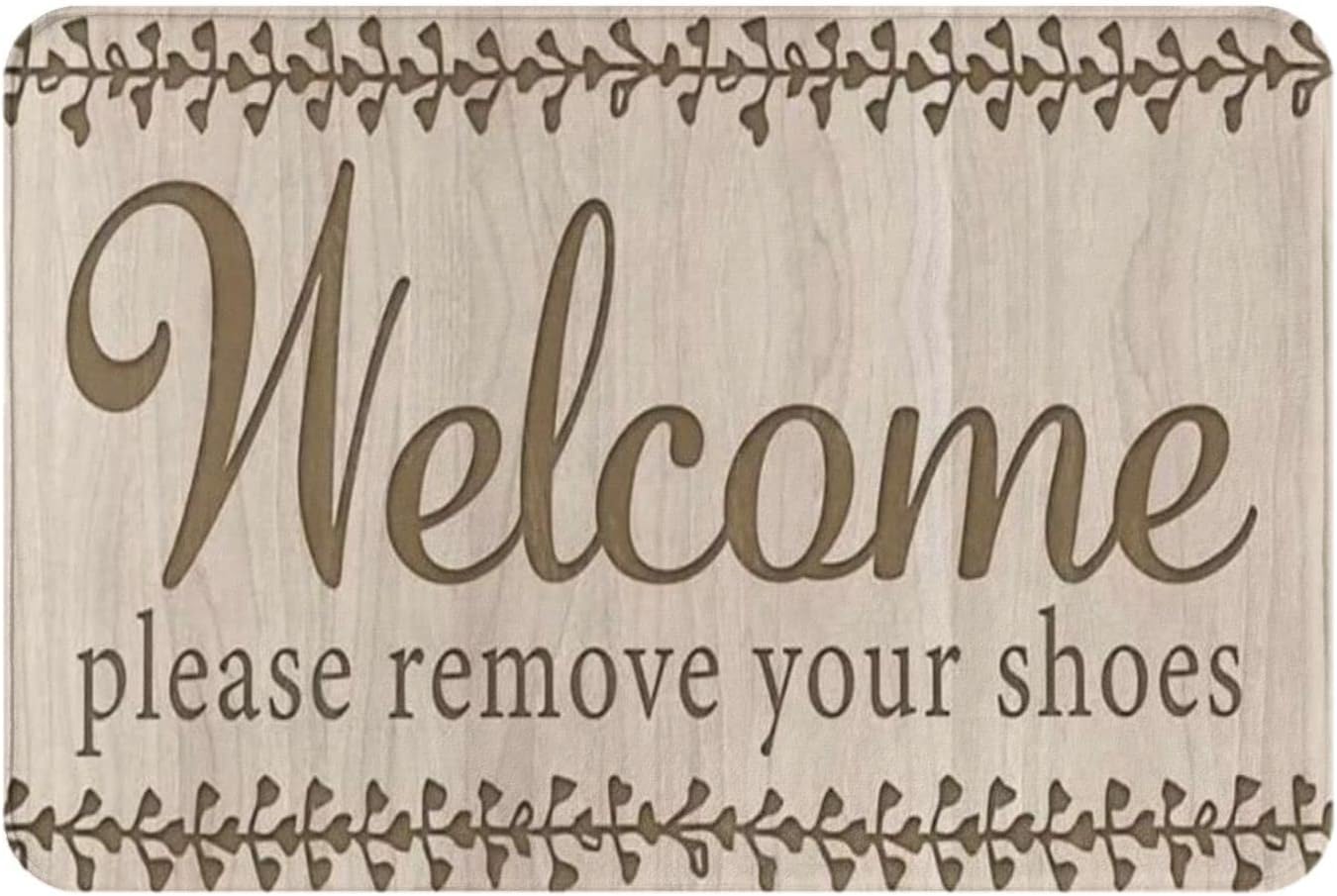 Soft Flannel Bath Mat 16 x 24 Non Slip Entryway Mat