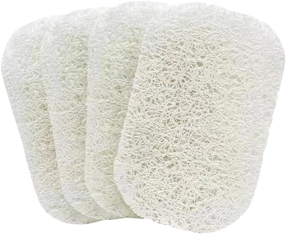 GSHLLO 4 Pcs Non Slip Soap Saver Tray for Bathroom Shower Kitchen