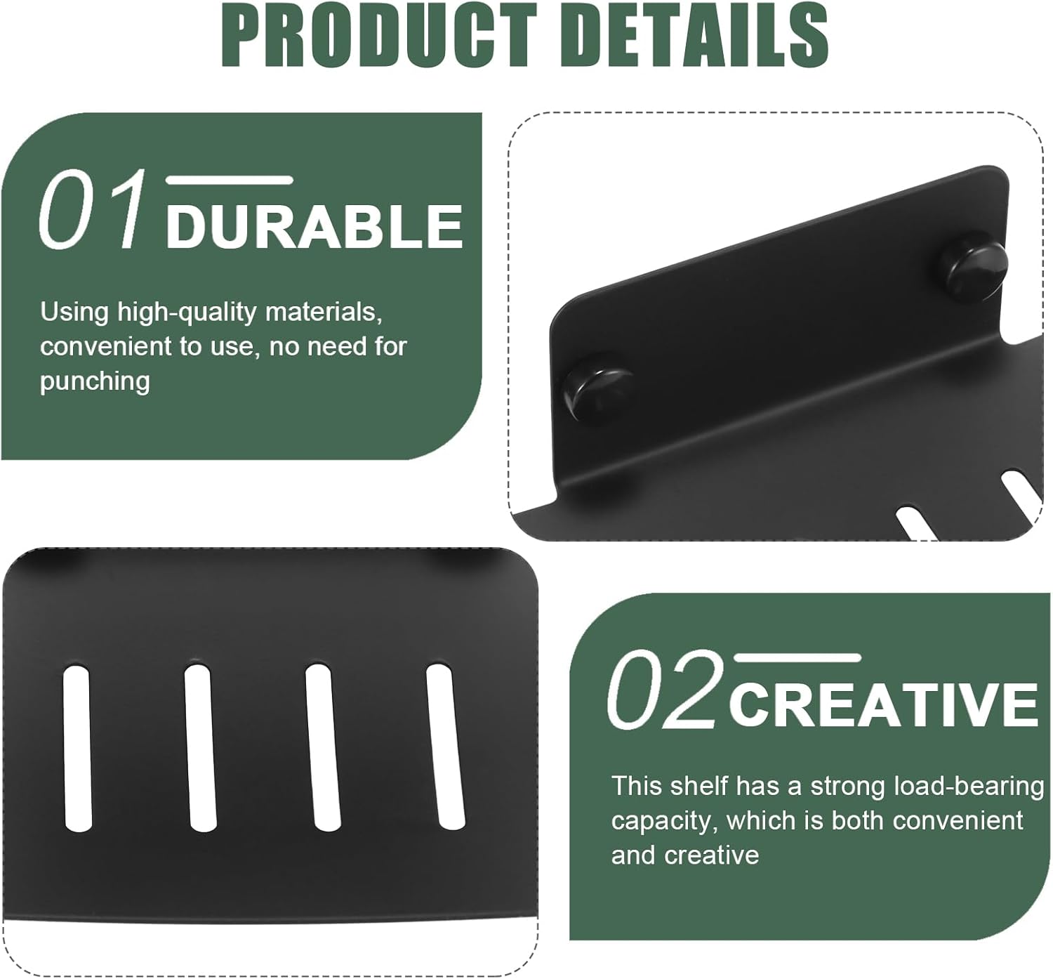 Self Adhesive Stainless Steel Soap Dish 2 Pack