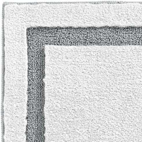 mDesign Hydra Bath Rug - Non-Skid Extra Long Machine Washable