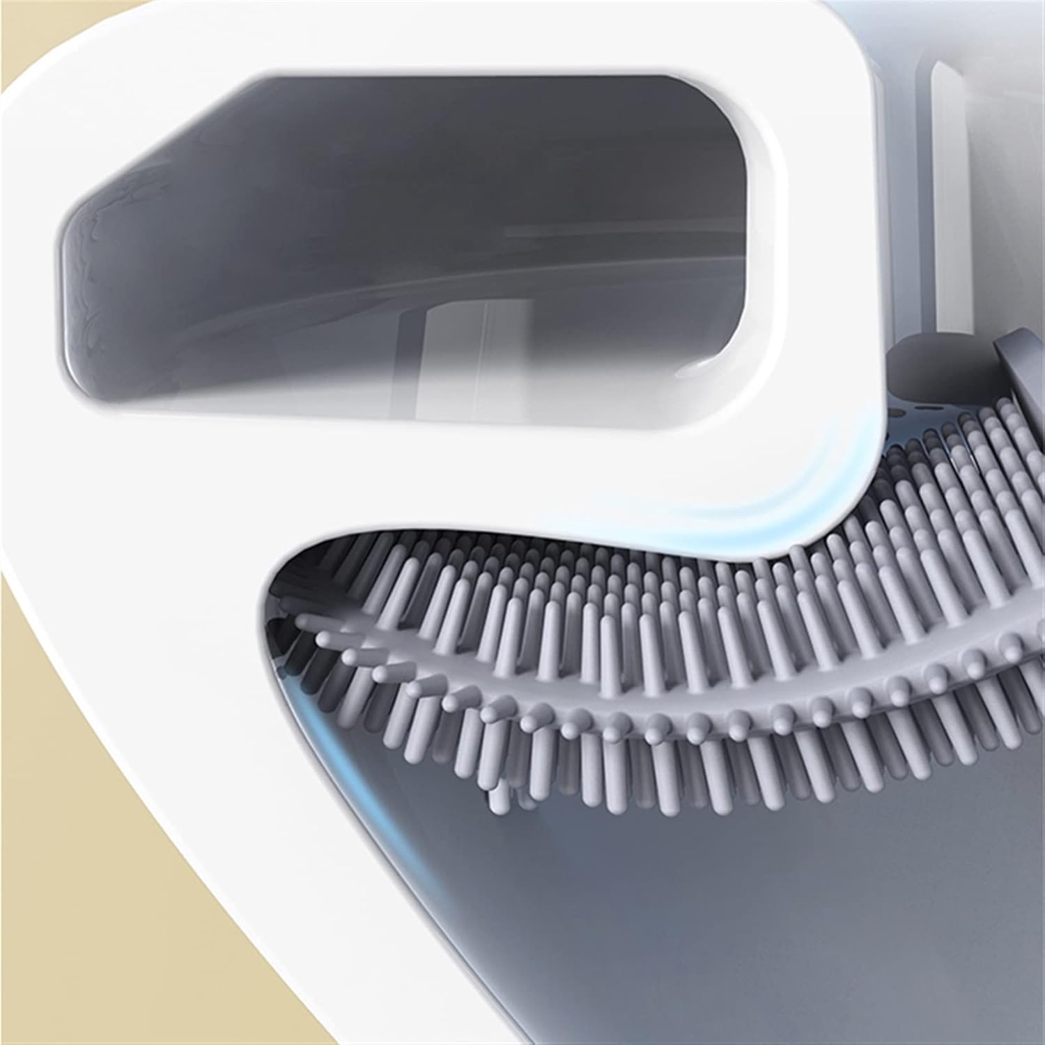 TWENOW Toilet Brush Wall-Mounted with Detachable Handle