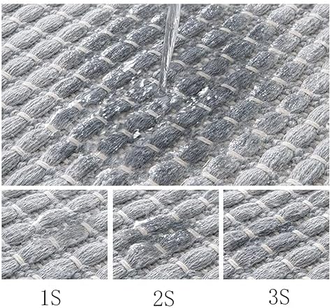 DIANKL Soft Microfiber Bath Mat 24x16 Non-Slip Entryway Rug