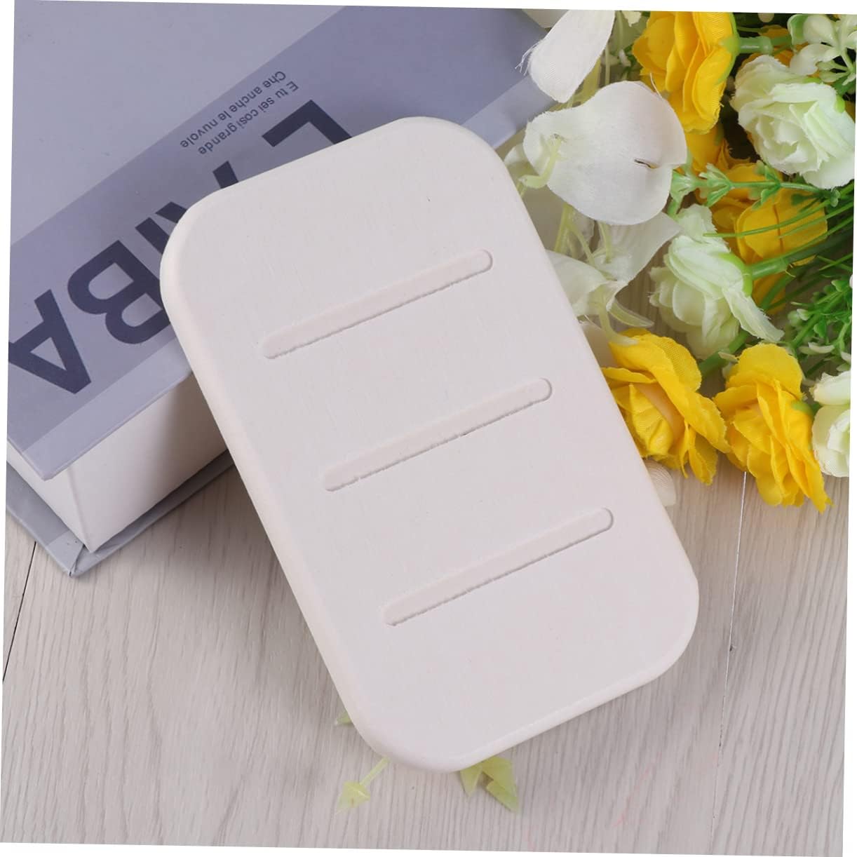 HOLIDYOYO Soap Pad Set Non-Slip Quick Dry Suction Bath Dish