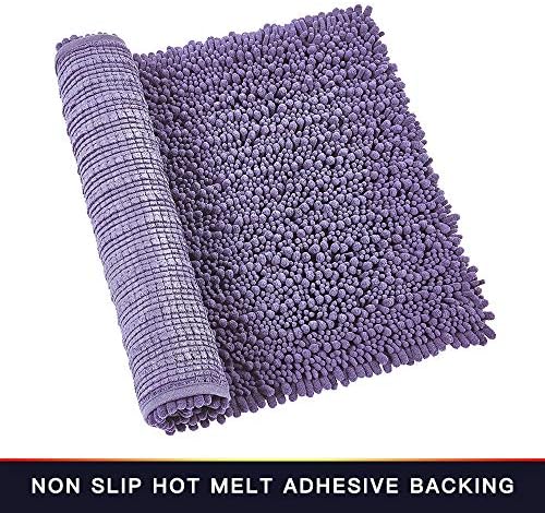 Walensee Non-Slip Bath Mat 24x17 Inch Lavender
